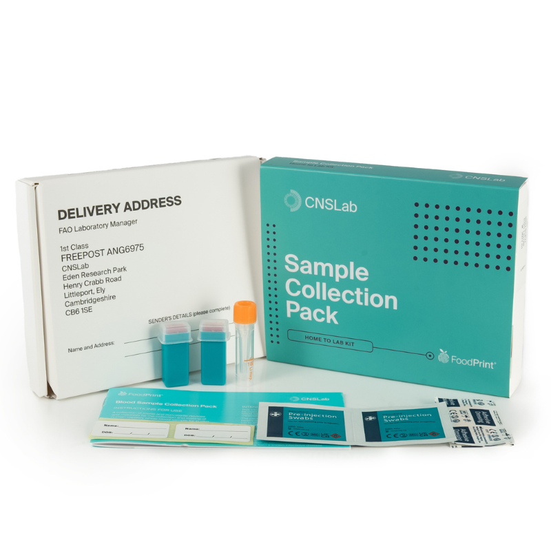 FoodPrint sample collection pack components