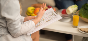 nutritionist explaining test results